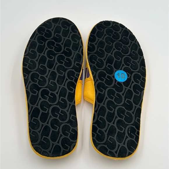 2097- UGG Men’s Slippers Lamb Fur Size 10 NWT - Picture 6 of 7